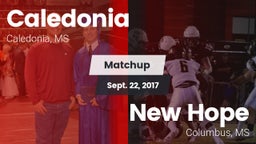 Matchup: Caledonia vs. New Hope  2017