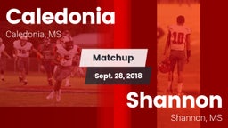 Matchup: Caledonia vs. Shannon  2018