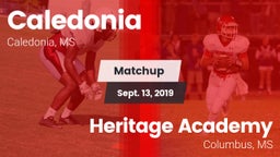 Matchup: Caledonia vs. Heritage Academy  2019