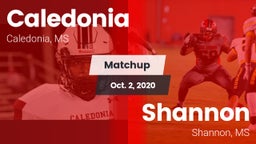 Matchup: Caledonia vs. Shannon  2020