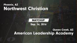 Matchup: Northwest Christian vs. American Leadership Academy 2016
