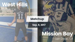 Matchup: West Hills vs. Mission Bay  2017