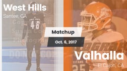 Matchup: West Hills vs. Valhalla  2017