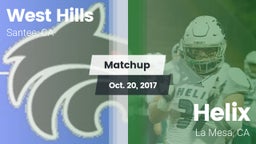 Matchup: West Hills vs. Helix  2017