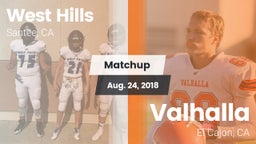 Matchup: West Hills vs. Valhalla  2018