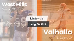 Matchup: West Hills vs. Valhalla  2019
