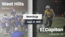 Matchup: West Hills vs. El Capitan  2019