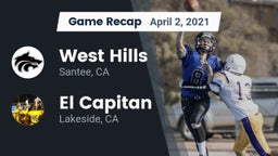 Recap: West Hills  vs. El Capitan  2021