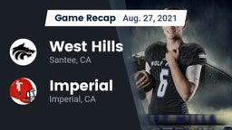 Recap: West Hills  vs. Imperial  2021