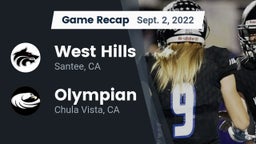 Recap: West Hills  vs. Olympian  2022