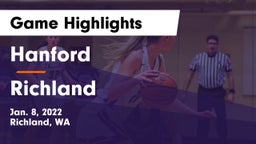 Hanford  vs Richland  Game Highlights - Jan. 8, 2022