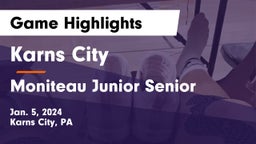 Karns City  vs Moniteau Junior Senior  Game Highlights - Jan. 5, 2024