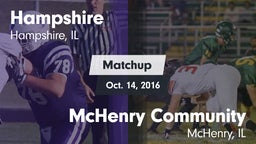 Matchup: Hampshire vs. McHenry Community  2016