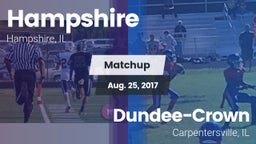 Matchup: Hampshire vs. Dundee-Crown  2017