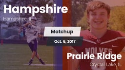 Matchup: Hampshire vs. Prairie Ridge  2017