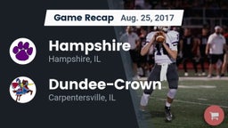 Recap: Hampshire  vs. Dundee-Crown  2017
