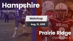 Matchup: Hampshire vs. Prairie Ridge  2018