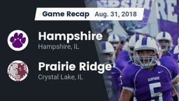 Recap: Hampshire  vs. Prairie Ridge  2018
