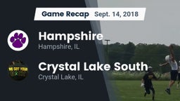 Recap: Hampshire  vs. Crystal Lake South  2018