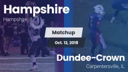 Matchup: Hampshire vs. Dundee-Crown  2018