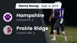 Recap: Hampshire  vs. Prairie Ridge  2019