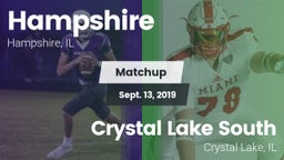 Matchup: Hampshire vs. Crystal Lake South  2019