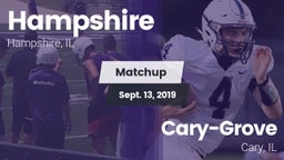 Matchup: Hampshire vs. Cary-Grove  2019