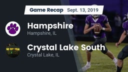 Recap: Hampshire  vs. Crystal Lake South  2019