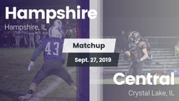 Matchup: Hampshire vs. Central  2019