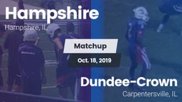 Matchup: Hampshire vs. Dundee-Crown  2019
