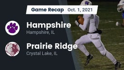 Recap: Hampshire  vs. Prairie Ridge  2021