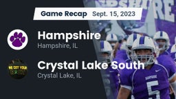 Recap: Hampshire  vs. Crystal Lake South  2023
