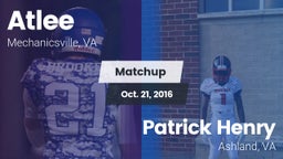 Matchup: Atlee vs. Patrick Henry  2016