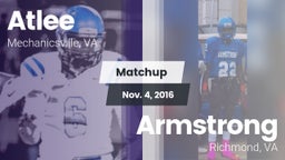 Matchup: Atlee vs. Armstrong  2016