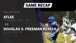Recap: Atlee  vs. Douglas S. Freeman Rebels 2016