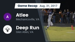 Recap: Atlee  vs. Deep Run  2017