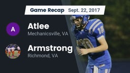 Recap: Atlee  vs. Armstrong  2017