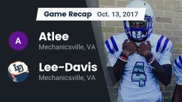 Recap: Atlee  vs. Lee-Davis  2017