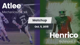 Matchup: Atlee vs. Henrico  2018