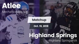 Matchup: Atlee vs. Highland Springs  2018