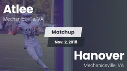 Matchup: Atlee vs. Hanover  2018