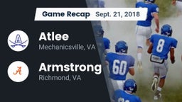 Recap: Atlee  vs. Armstrong  2018