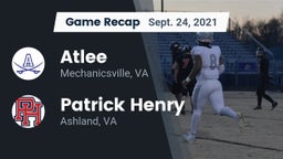 Recap: Atlee  vs. Patrick Henry  2021
