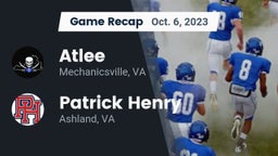 Recap: Atlee  vs. Patrick Henry  2023