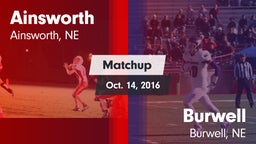 Matchup: Ainsworth vs. Burwell  2016