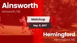 Matchup: Ainsworth vs. Hemingford  2017