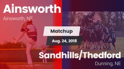 Matchup: Ainsworth vs. Sandhills/Thedford 2018