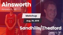 Matchup: Ainsworth vs. Sandhills/Thedford 2019