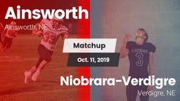 Matchup: Ainsworth vs. Niobrara-Verdigre  2019