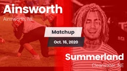 Matchup: Ainsworth vs. Summerland  2020